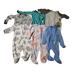 6 Assorted New Born One Pieces Set